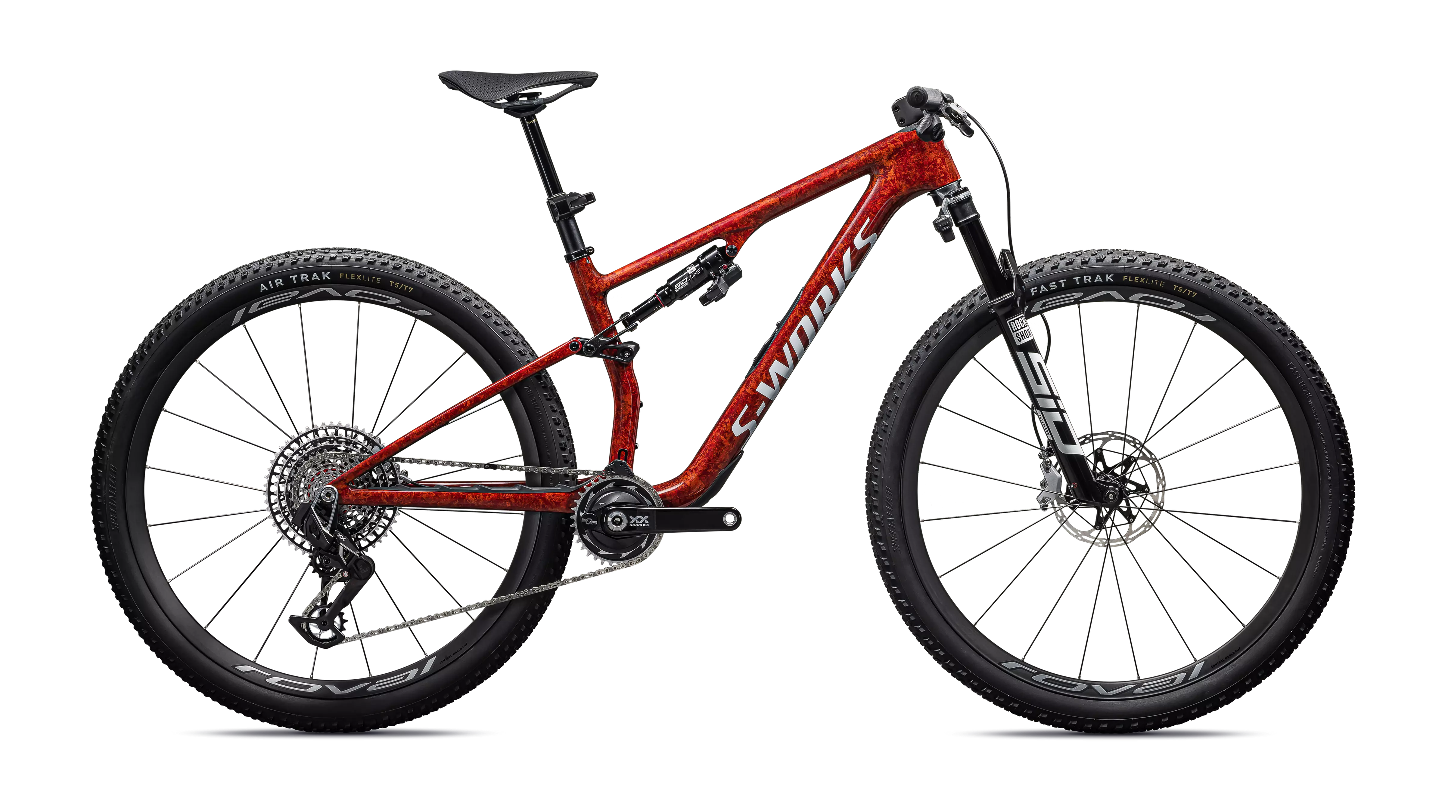 SPECIALIZED S-WORKS Epic 8 Gloss Fiery Red Dry Impasto/Metallic White Silver